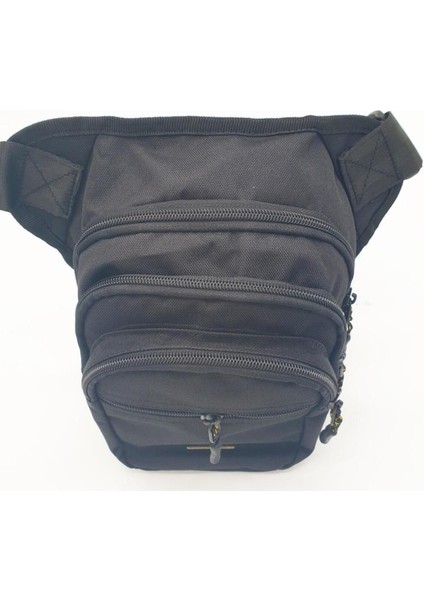 Siyah Bacak Bağlantılı Çok Amaçlı Bel Çantası modelleri