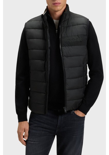 Astarlı Kapitoneli Regular Fit Dik Yaka Şişme Yelek Erkek Yelek 50518375 001