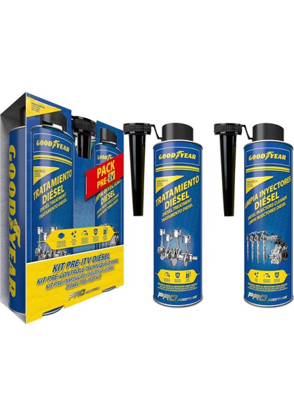 Dizel Pre-Tv Kiti, Enjektör Temizleyici ve Yakıt Katkısı 300ML X2