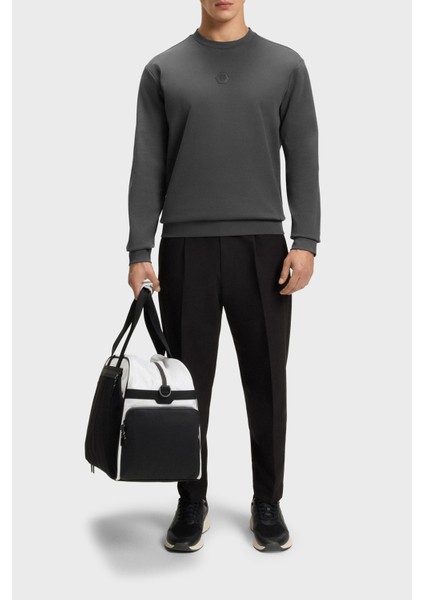 Pamuklu Relaxed Fit Bisiklet Yaka Logolu Sweat Erkek Sweat 50543859 027 fiyatları