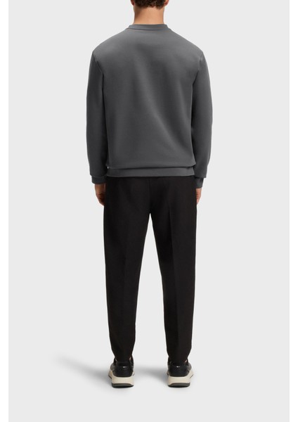 Pamuklu Relaxed Fit Bisiklet Yaka Logolu Sweat Erkek Sweat 50543859 027 modelleri