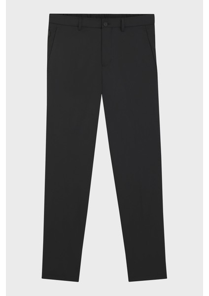Regular Fit Yüksek Bel Düz Paça Su Itici Pantolon Erkek Pantolon 50541368 001