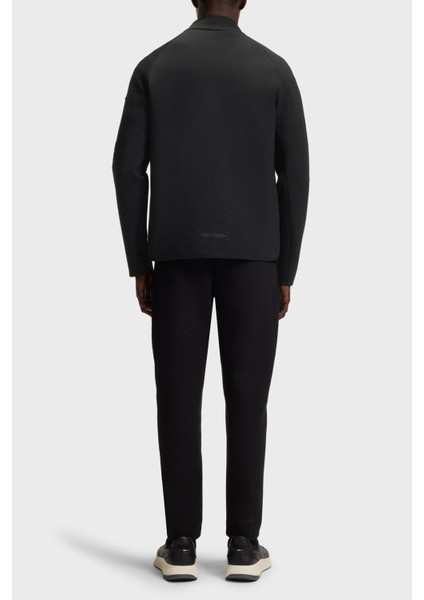 Modal ve Pamuk Karışımlı Regular Fit Dik Yaka Fermuarlı Logolu Sweat Erkek Sweat 50543906 001 modelleri