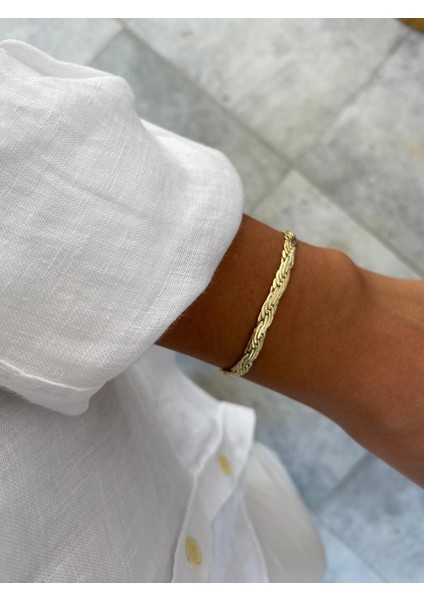 Özel Seri 14K Feix Model Bracelet Gold Bileklik