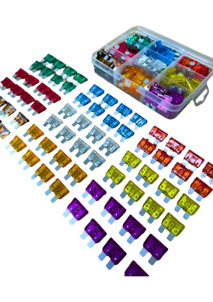 Oto Bıçak Sigorta Seti Bütün Amperler Kutulu Tesisat Plan Seti modelleri