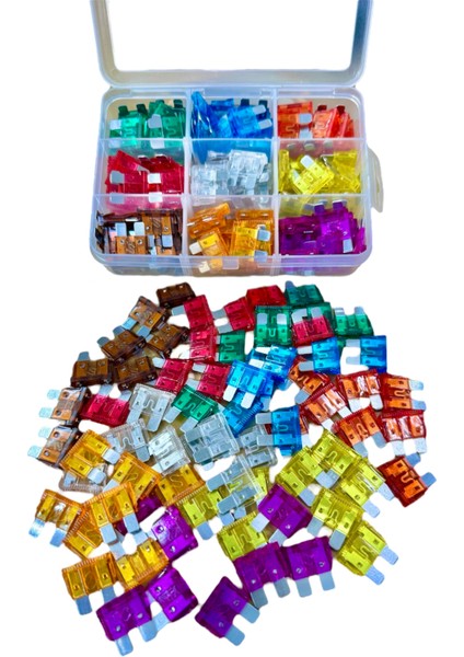 Oto Bıçak Sigorta Seti Bütün Amperler Kutulu Tesisat Plan Seti fırsatları