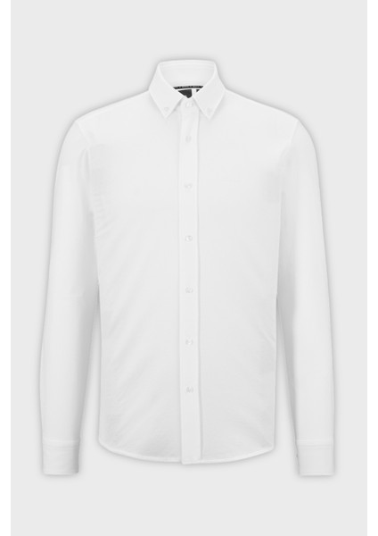 Pamuklu Regular Fit Düğmeli Yaka Casual Gömlek Erkek Gömlek 50469378 100 indirimleri