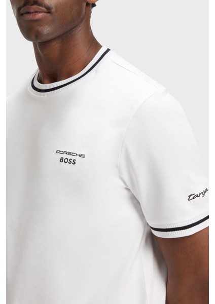 % 100 Pamuk Regular Fit Bisiklet Yaka Logolu T Shirt Erkek T Shirt 50543341 100 fırsatları