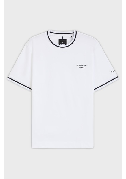 % 100 Pamuk Regular Fit Bisiklet Yaka Logolu T Shirt Erkek T Shirt 50543341 100 indirimleri