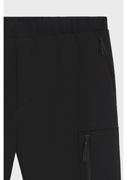 Modal ve Pamuk Karışımlı Regular Fit Düz Paça Jogger Pantolon Erkek Pantolon 50543913 001