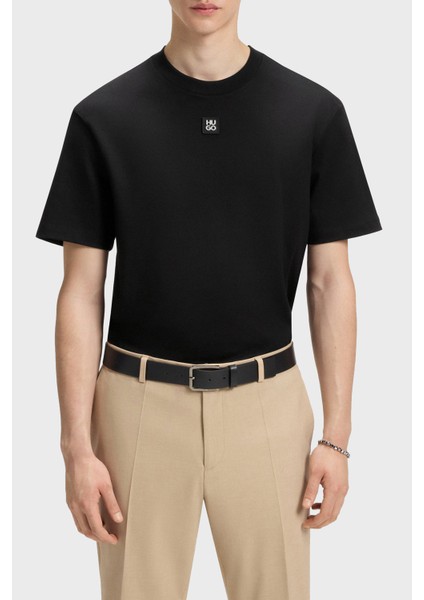 Logolu Bisiklet Yaka % 100 Pamuk Regular Fit T Shirt Erkek T Shirt 50505201 002