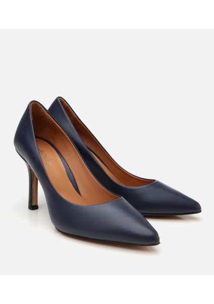 01AYH304180A680 KADIN Deri Lacivert Yüksek Topuklu Stiletto fiyatları
