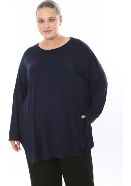 Kadın Likralı Viskon Büyük Beden Tunik ( Göğüs Ölçüsü 150CM) fırsatları