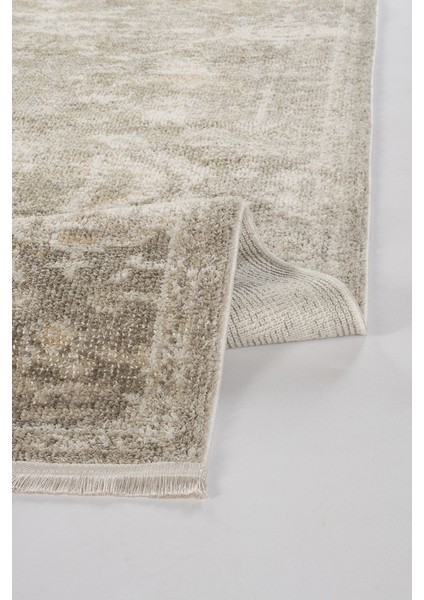Halı Lorenda 8441 Bej Yumuşak Dokulu Vintage Eskitme Desenli Saçaklı Halı fiyatları