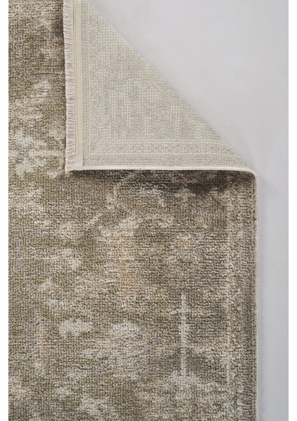 Halı Lorenda 8441 Bej Yumuşak Dokulu Vintage Eskitme Desenli Saçaklı Halı modelleri
