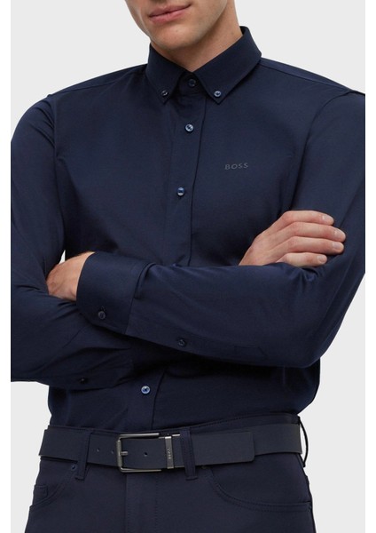 Pamuklu Regular Fit Düğmeli Yaka Casual Gömlek Erkek Gömlek 50469378 410 fırsatları