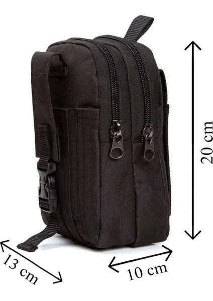 Unisex Siyah Telefon Bölmeli Kemer ve Bel Çantası, Hafif ve Şık Tasarım modelleri