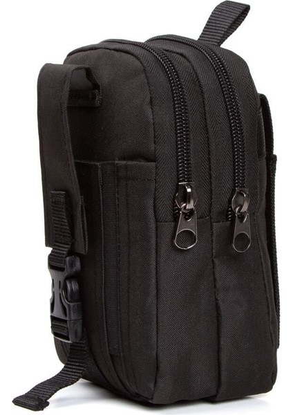 Unisex Siyah Telefon Bölmeli Kemer ve Bel Çantası, Hafif ve Şık Tasarım indirimleri