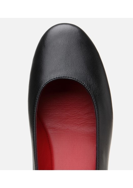 01AYH306250A100 KADIN Deri Siyah Dolgu Topuklu Ayakkabı fırsatları