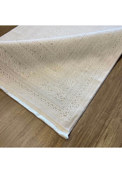 Valeria 1074 Krem Mikrofiber Antibakteriyel Modern Halı modelleri
