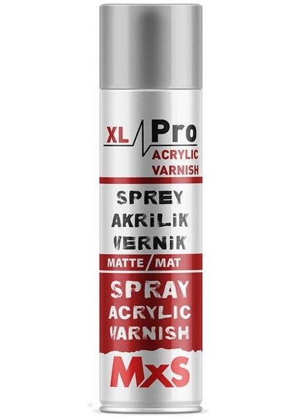 Mxs Xl Pro Sprey Mat Vernik 500 ml