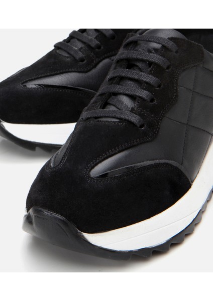 01AYH306510A100 Deri Siyah Kadın Spor Ayakkabı fırsatları