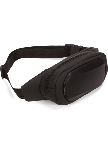 Erkek Siyah Su Geçirmez Çapraz Bel Çantası, Şık ve Kullanışlı Tasarım indirimleri