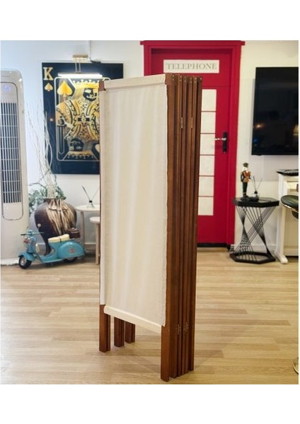 Ahşap Paravan Seperatör 6 Kanatlı Ara Bölme Dekoratif 5396 modelleri