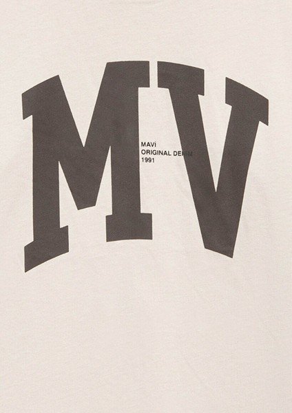 Mv Logo Bej Erkek Çocuk T-Shirt M6610213-70144 modelleri