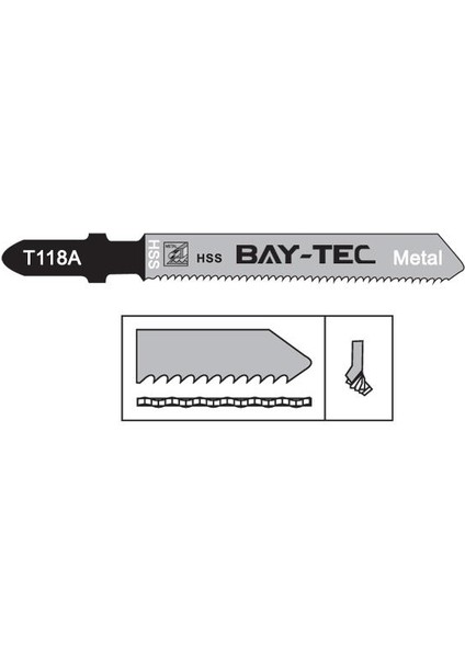 T 118 A Metal Dekupaj Testere Ağzı modelleri