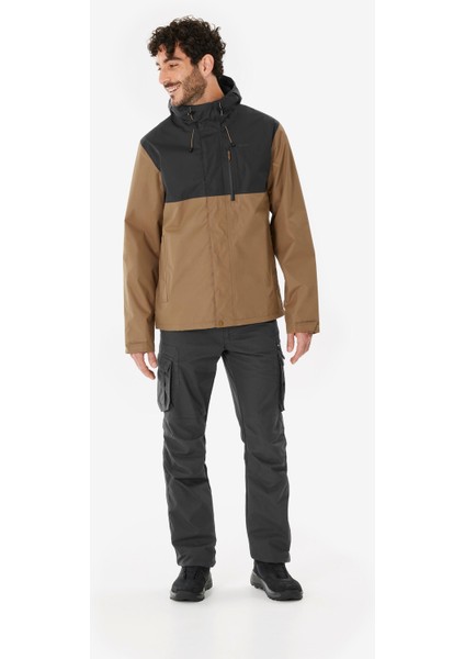 Quechua Erkek Outdoor Yağmurluk - Bej / Mavi - NH500 Imper fiyatları