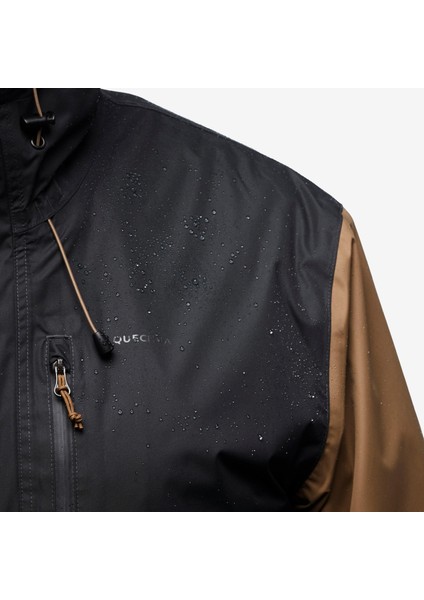 Quechua Erkek Outdoor Yağmurluk - Bej / Mavi - NH500 Imper modelleri