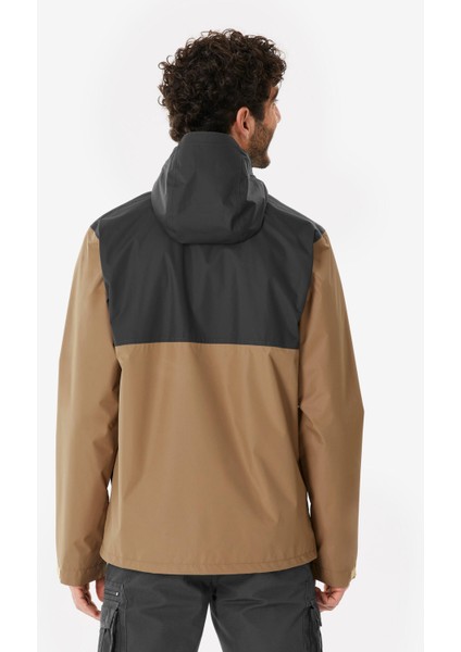 Quechua Erkek Outdoor Yağmurluk - Bej / Mavi - NH500 Imper fırsatları