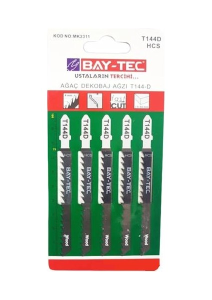 T 144 D Ahşap Dekupaj Testere Ağzı fiyatları