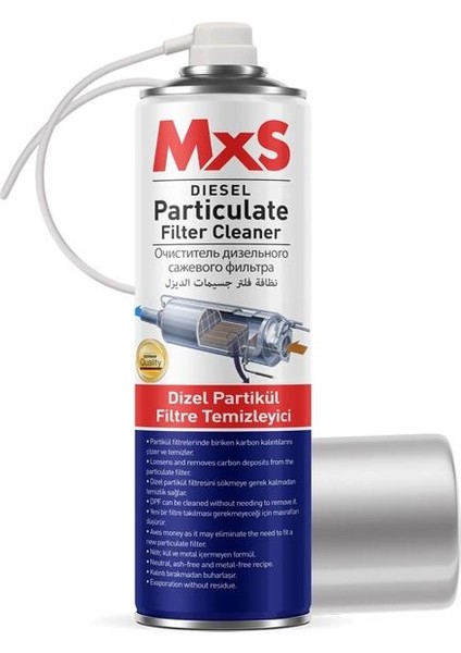 Mxs Dizel Partikül Filtre Temizleyici 500 ml Hortumlu