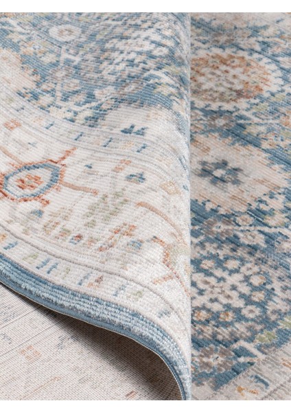 Sofia, Vintage Desenli Sanatsal Cross Dokuma Salon ve Oturma Odası Halısı modelleri