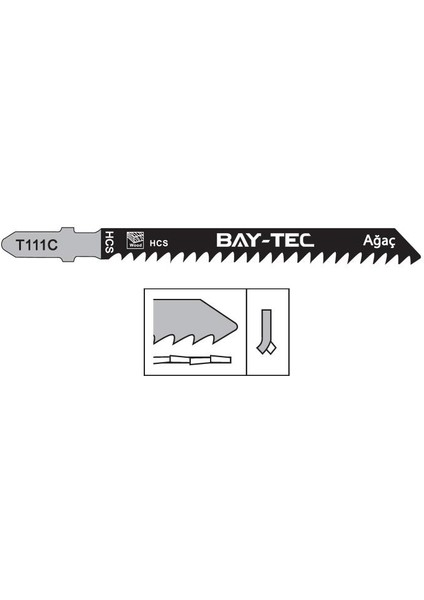 T 111 C Ahşap Dekupaj Testere Ağzı modelleri