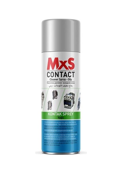 Mxs Kontak Sprey Devre Temizleyici Yağlı 200 ml