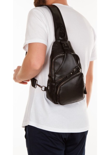 Yıkama Deri Çapraz Askılı Göğüs ve Omuz Çantası, USB Kulaklık Çıkışlı modelleri