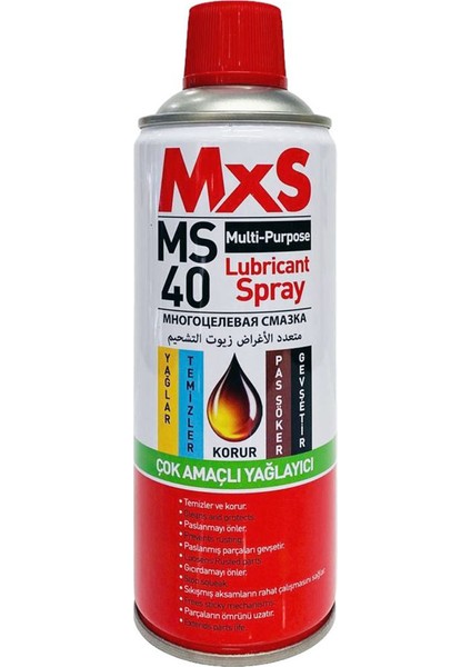 Mxs Ms-40 Çok Amaçlı Bakım Sprey 5 Lt 3.5 kg