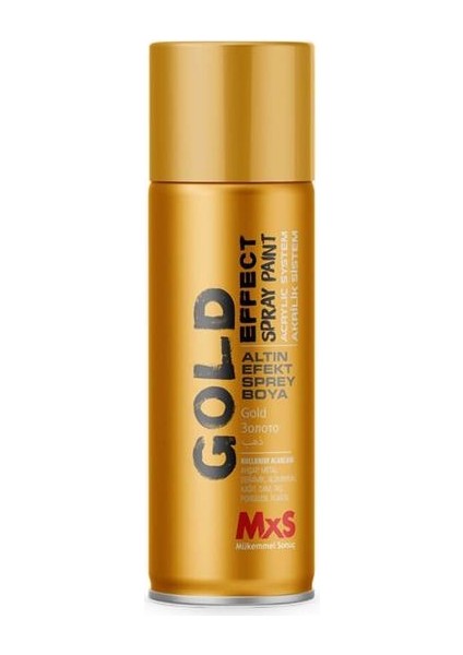 Mxs Gold Efekt Sprey Boya 400 ml