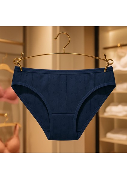 Jakarlı Bikini Külot 6 Adet Karışık Renk Büyük Kalıp modelleri