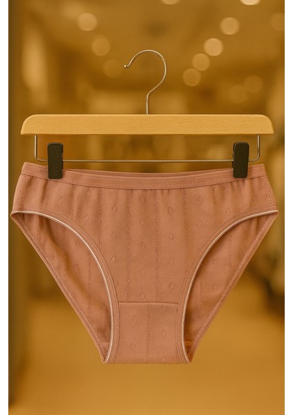 Jakarlı Bikini Külot 6 Adet Karışık Renk Büyük Kalıp indirimleri