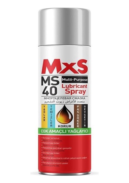 Mxs Ms-40 Çok Amaçlı Bakım Sprey 400 ml