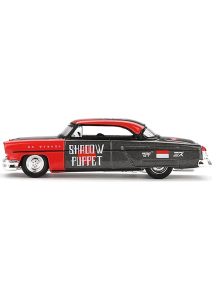 Lincoln Capri Hot Rod 1954 "shadow Puppet" Mını Gt x Mızu Diecast modelleri