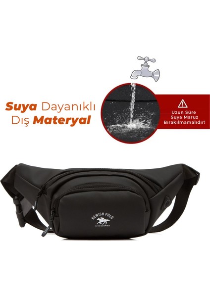 Kışa Uygun, Su Geçirmez, Siyah, Bel ve Omuz Kullanımlı Çok Amaçlı Çanta fiyatları
