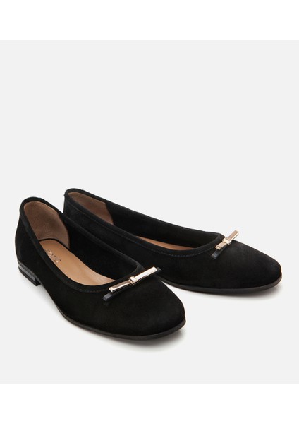 01AYH308850A100 KADIN Süet Deri Siyah Babet fiyatları