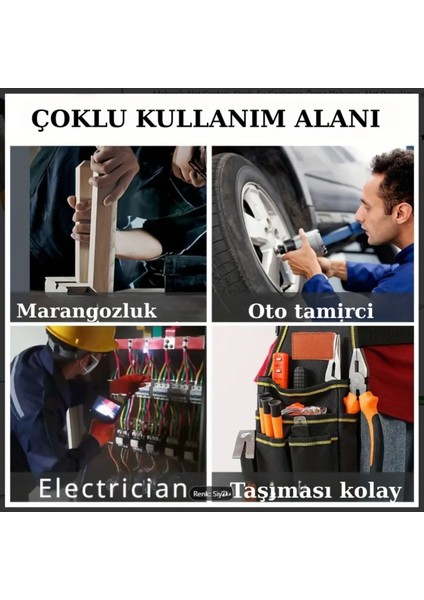 Siyah Çok Amaçlı Çanta, Tesisatçı ve Elektrikçi Için Pratik Çanta modelleri