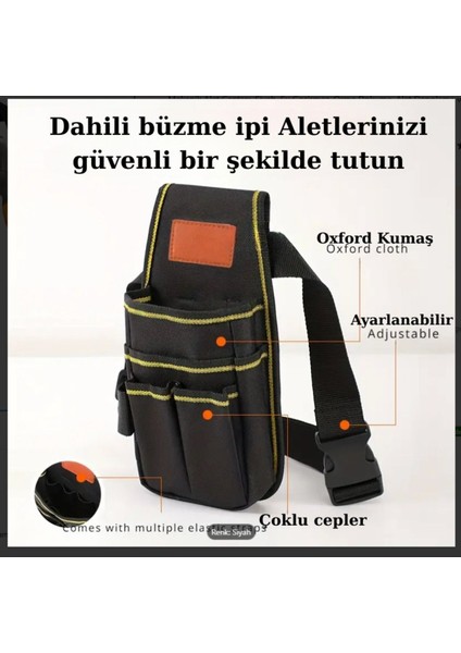 Siyah Çok Amaçlı Çanta, Tesisatçı ve Elektrikçi Için Pratik Çanta fırsatları