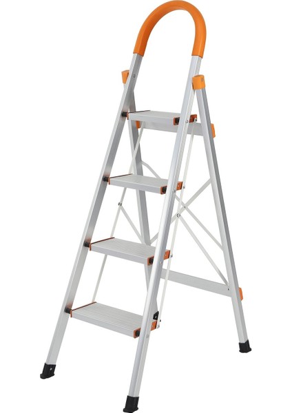 Paslamaz Alüminyum 4 Basamaklı Merdiven